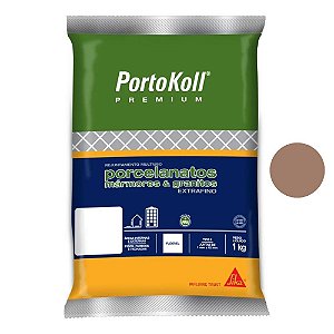 Rejunte Flexível Multiuso Extrafino 1kg Amêndola Portokoll