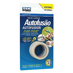 Fita De Autofusão Blister 25 Mm X 1m Tekbond