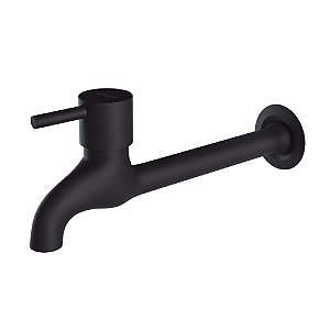 Torneira Para Pia Longa Alavanca Preto Fosco Civitt