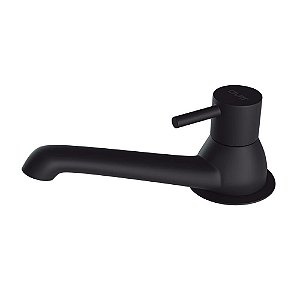 Torneira Para Lavatório Alavanca Metal Preto Fosco Civitt