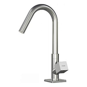 Torneira Para Lavatório Quadratus Metal Cromada Civitt