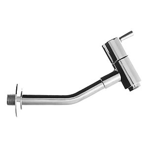 Torneira De Parede Média Metal Luxo Nápoles Cromada Civitt