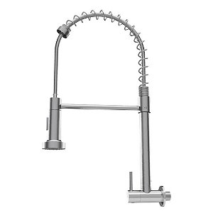 Torneira De Parede Para Cozinha Metal Gourmet Standard Escovada Civitt