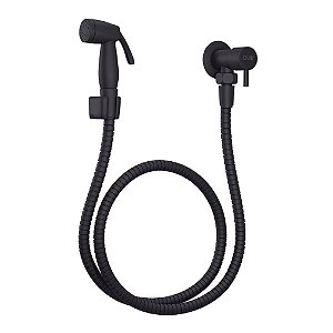 Ducha Higiênica Metal Nápoles Preto Fosco Civitt