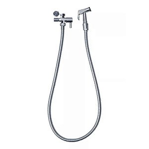 Ducha Higiênica Com Registro E Derivação Metal Cromada Civitt