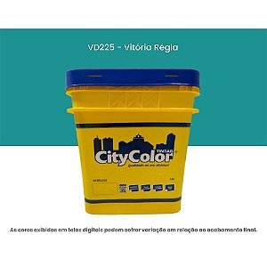 Tinta Acrílica Econômica Fosco 15l Vd225 Vitória Régia Citycolor