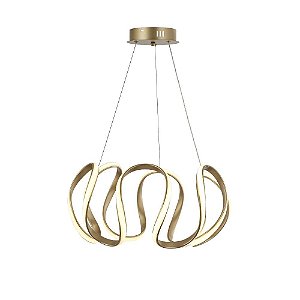 Pendente Led Larissa 50w 3000k-6500k Bivolt Dourado Avant
