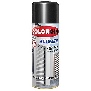 Tinta Spray Alumen 350ml 773 Preto Fosco Colorgin