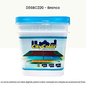 Tinta Acrílica Piso 15l Bc220 Branco Citycolor