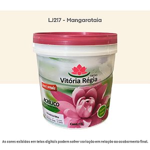 Tinta Acrílica Econômica Fosco 15 L Lj217 Mangarataia Vitória Régia