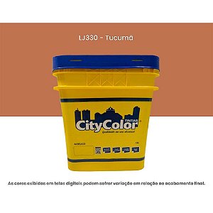 Tinta Acrílica Econômica Fosco 15l Lj330 Tucumã Citycolor