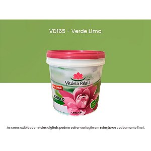Tinta Acrílica Econômica Fosco 3,6 L Vd165 Verde Lima Vitória Régia