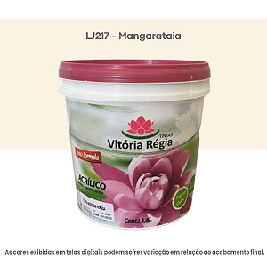 Tinta Acrílica Econômica Fosco 3,6 L Lj217 Mangarataia Vitória Régia