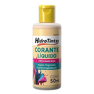 Corante Líquido 50ml Hidrocolor Amarelo Hidrotintas