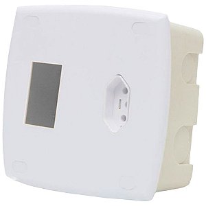 Caixa Para Disjuntor De Embutir E Tomada 2p+t 20a 250v Sem Disjuntor Ilumi
