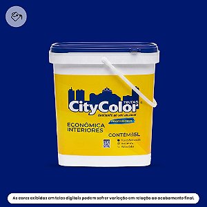 Tinta Acrílica Econômica Fosco 15l Az120 Azul Brasil Citycolor