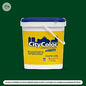 Tinta Acrílica Econômica Fosco 15l Vd122 Verde Brasil Citycolor