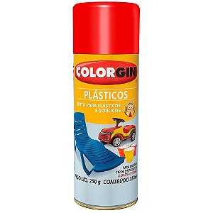 Tinta Spray Para Plástico 350ml 1504 Vermelho Malagueta Colorgin