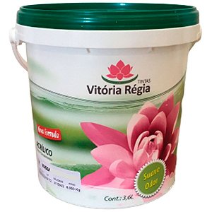 Massa Acrílica Balde 3,6 L Vitória Régia
