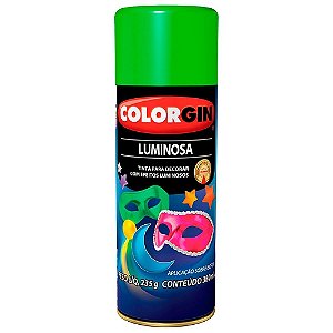 Tinta Spray Luminosa 380ml 760 Verde Colorgin