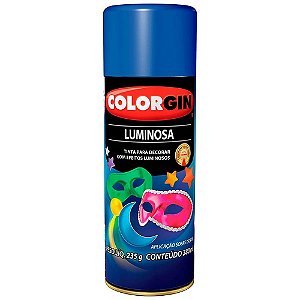 Tinta Spray Luminosa 380ml 757 Azul Colorgin