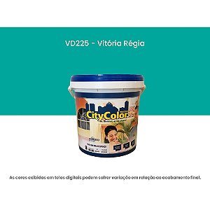 Tinta Acrílica Premium Semibrilho 3,6l Vd225 Vitória Régia Citycolor