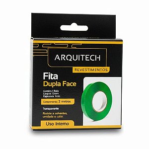Fita Acrílica Adesiva Dupla Face 12mmx2m Arquitech
