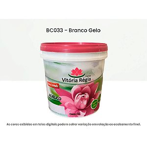 Tinta Acrílica Econômica Fosco 15 L Bc033 Branco Gelo Vitória Régia