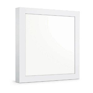 Painel Led Quadrado De Sobrepor Lite 18w 6500k Luz Branca Fria Bivolt Branco Elgin