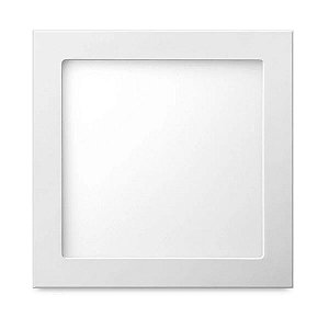 Painel Led Quadrado De Embutir Lite 18w 6500k Luz Branca Fria Bivolt Branco Elgin