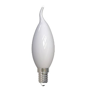 Lâmpada Led Filamento Vela In Chama Lac E14 4w Bivolt 4000k Luz Branca Neutra Avant