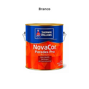 Tinta Acrílica Premium Fosco Novacor Paredes Pro 3,6l 38500001 Branco Sherwin-williams