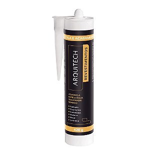 Cola Para Rodapé 420g Branco Arquitech
