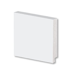 Rodapé Alizar 7x240x1,3cm 50007 Branco Arquitech