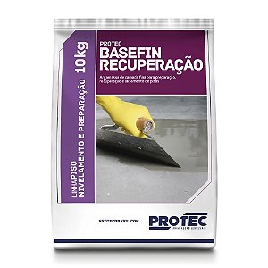 Argamassa Basefin De Recuperação 10kg Cinza Protec