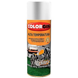 Tinta Spray Alta Temperatura 350ml 5724 Branco Colorgin