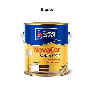 Tinta Acrílica Standard Fosco Novacor Cobre Mais 3,6l 38593101 Branco Sherwin-williams