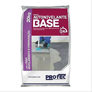 Argamassa De Nivelamento E Preparação De Piso Basefin 10kg Cinza Protec