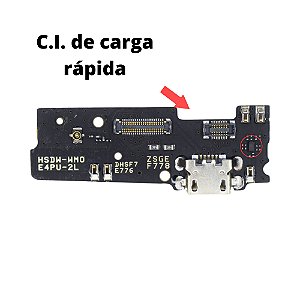 Placa Carga  Moto E4 Plus Turbo