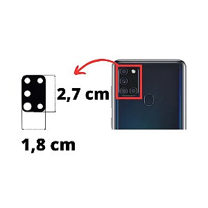 Lente Câmera Galaxy A21s (a217)