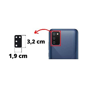 Lente Câmera Galaxy A02s / A03s