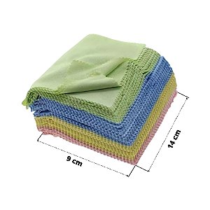 Kit 100un Flanela Microfibra