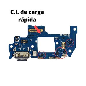 Placa Carga Galaxy A55 5g (a556e) TURBO