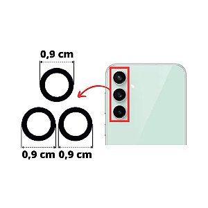 Lente Câmera Galaxy S23 FE 5g (sm-s711b) (Kit 3 Lentes)