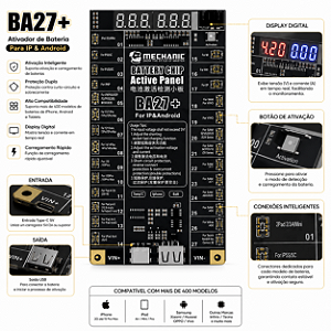 Ativador Bateria - Mechanic BA27+