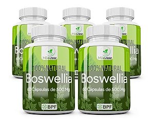Boswellia Serrata 100% Natural 60 Cáps 500mg - TIREÓIDE