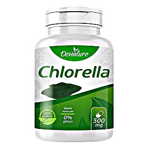 Chlorella Pura - Legítima 500mg 60 cap100% Natural