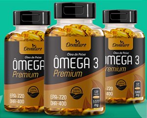Ômega 3 Premium - Oléo de Peixe 120 caps 1000 mg
