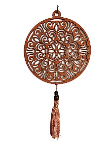 Mini Mandala Laranja 12 cm
