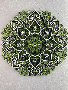 Mandala do Coração 30 cm - Sob encomenda